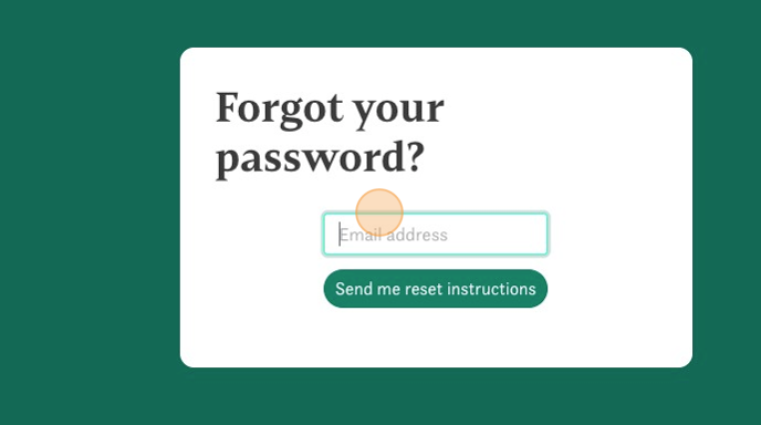 Resetting Kinside password using keyboard shortcuts. - Step 8